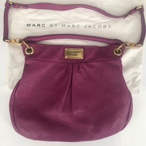 Marc by Marc Jacobs purple leather purse